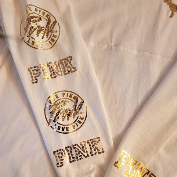 VS PINK NWT bling crew - Picture 2 of 2